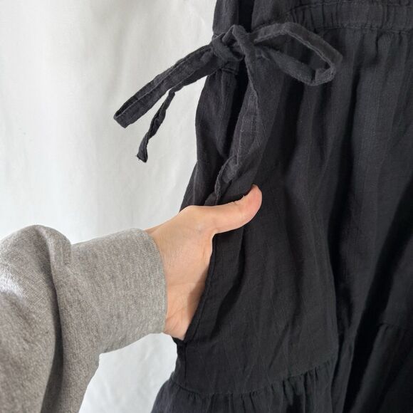 Gap Dress Women's Small Black Pullover Sleeveless 100% Cotton Lightweight - Picture 11 of 11